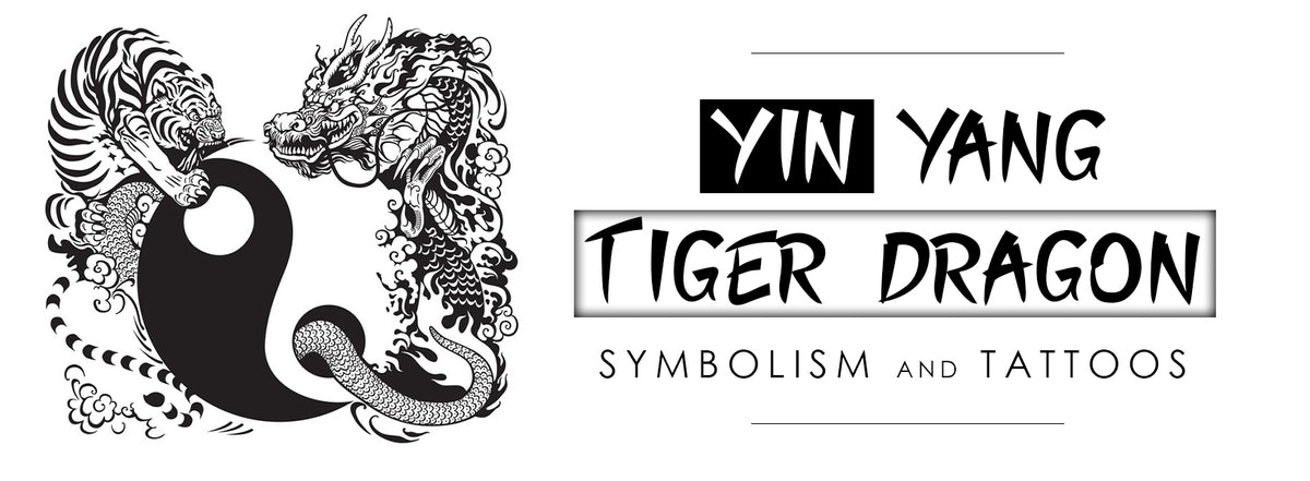 yin yang dragon tiger drawing