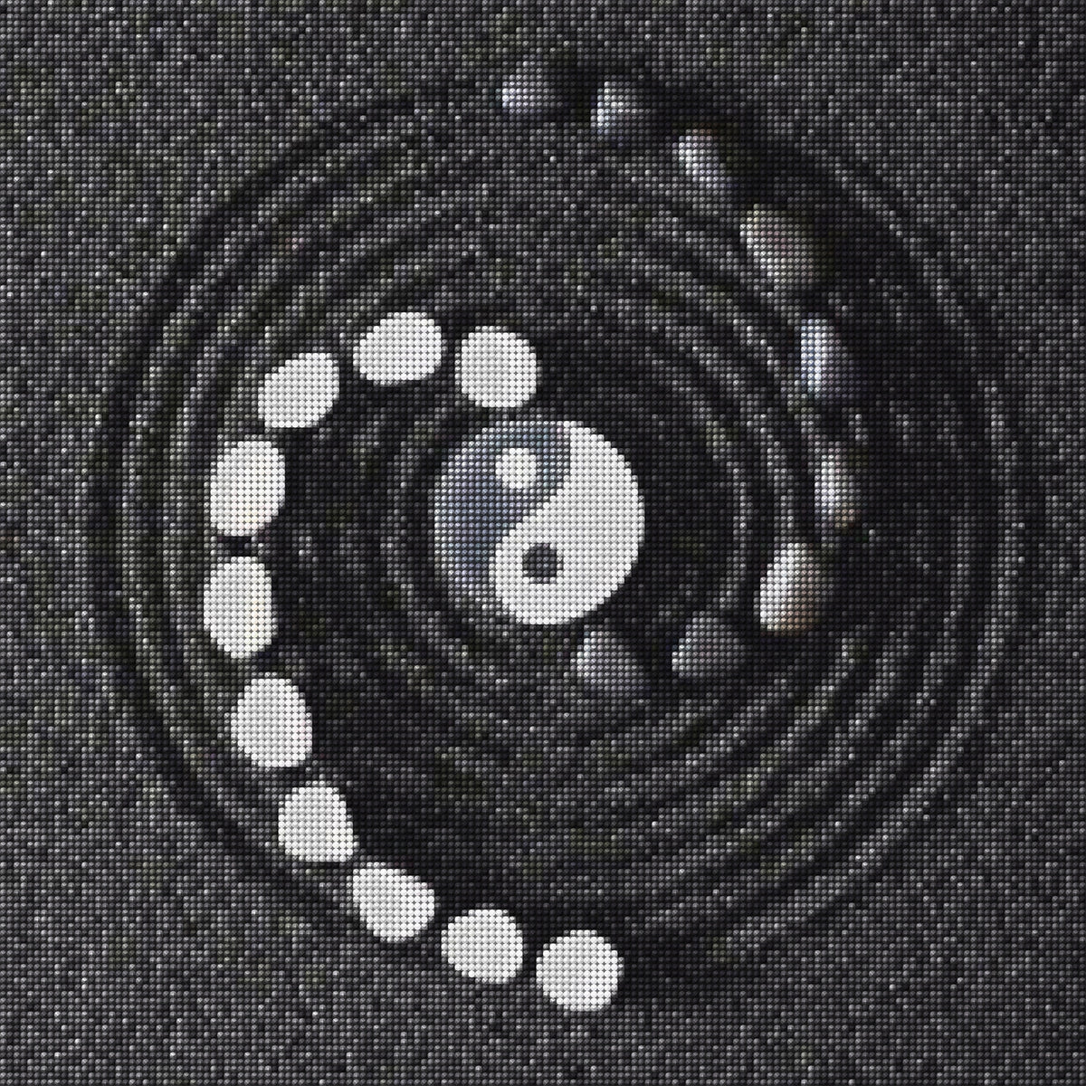 DAERLE DIY Diamond Painting natuur yin en yang, diamond painting DAERLE DIY Diamond Painting natuur yin en yang, diamond painting
