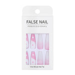 Pink Yin Yang Nails (24 Pieces) - Vignette | Yin Yang Paradise
