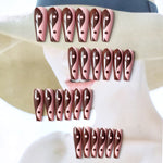 Yin Yang Coffin Nails (24 Pieces) - Vignette | Yin Yang Paradise