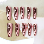 Yin Yang Coffin Nails (24 Pieces) - Vignette | Yin Yang Paradise