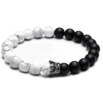 Yin Yang Men's Beaded Crown Bracelets - Vignette | Yin Yang Paradise