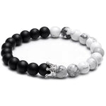 Yin Yang Men's Beaded Crown Bracelets - Vignette | Yin Yang Paradise