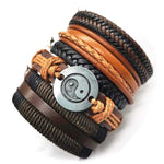 Yin Yang Leather Bracelet Set - Vignette | Yin Yang Paradise