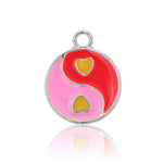 Yin Yang Heart Charms (10 Pieces) - Vignette | Yin Yang Paradise