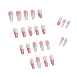Pink Yin Yang Nails (24 Pieces) - Vignette | Yin Yang Paradise