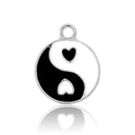 Yin Yang Heart Charms (10 Pieces) - Vignette | Yin Yang Paradise