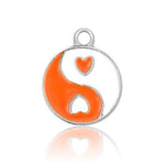 Yin Yang Heart Charms (10 Pieces) - Vignette | Yin Yang Paradise