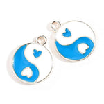 Yin Yang Heart Charms (10 Pieces) - Vignette | Yin Yang Paradise