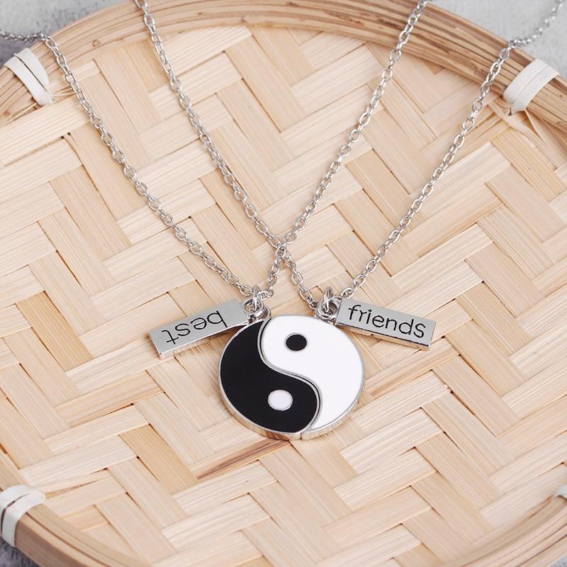 yin yang necklace for best friends