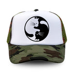 Black and White Cat Hat - Vignette | Yin Yang Paradise