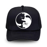 Black and White Cat Hat - Vignette | Yin Yang Paradise