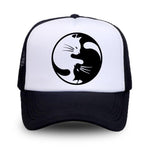 Black and White Cat Hat - Vignette | Yin Yang Paradise