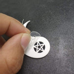 Black and White Drop Earrings - Vignette | Yin Yang Paradise