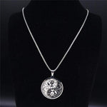 Black and White Flower Necklace - Vignette | Yin Yang Paradise