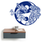 Black and White Tiger Wall Art - Vignette | Yin Yang Paradise