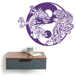 Black and White Tiger Wall Art - Vignette | Yin Yang Paradise