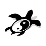 Black and White Turtle Sticker - Vignette | Yin Yang Paradise