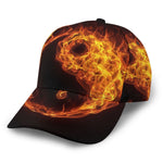 Black Yin Yang Hat on Fire - Vignette | Yin Yang Paradise