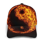 Black Yin Yang Hat on Fire - Vignette | Yin Yang Paradise