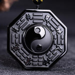 Black Obsidian Yin Yang Necklace - Vignette | Yin Yang Paradise