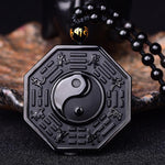 Black Obsidian Yin Yang Necklace - Vignette | Yin Yang Paradise