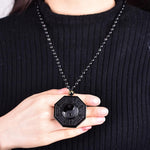 Black Obsidian Yin Yang Necklace - Vignette | Yin Yang Paradise