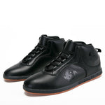 Black Yin Yang Shoes for Winter - Vignette | Yin Yang Paradise