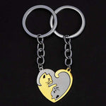 Cat Yin Yang Keychain - Vignette | Yin Yang Paradise