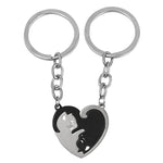 Cat Yin Yang Keychain - Vignette | Yin Yang Paradise