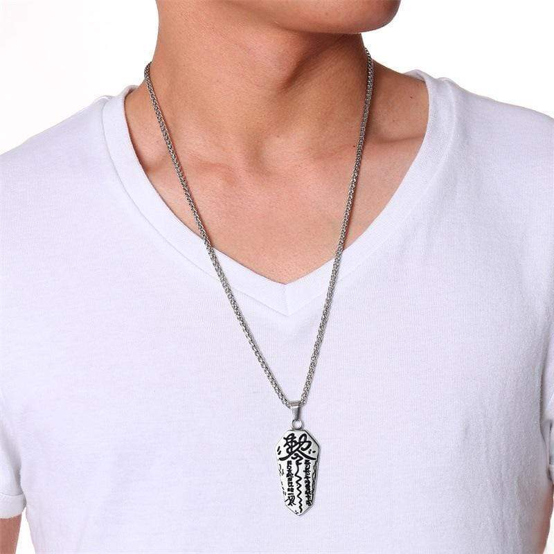 chinese writing necklace