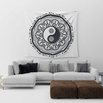 Cotton Mandala Yin Yang Tapestry - Vignette | Yin Yang Paradise