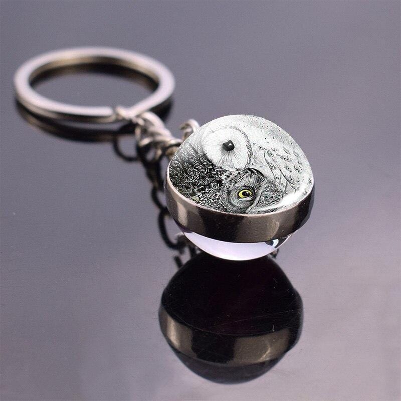 harmony yin yang keychain