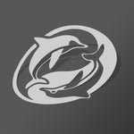 Dolphin Yin Yang Sticker - Vignette | Yin Yang Paradise