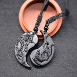 Dragon and Phoenix Couple Necklace - Vignette | Yin Yang Paradise
