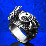 Dragon Claw Steel Ring - Vignette | Yin Yang Paradise