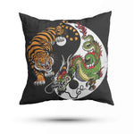 Yin Yang Dragon Pillow Case - Vignette | Yin Yang Paradise
