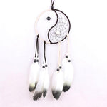 Dream Catcher White Feathers - Vignette | Yin Yang Paradise