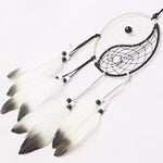 Dream Catcher White Feathers - Vignette | Yin Yang Paradise