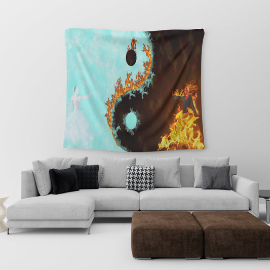 Fire and Ice Tapestry