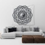 Geometric Mandala Tapestry - Vignette | Yin Yang Paradise