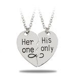Her one His only Heart Necklace - Vignette | Yin Yang Paradise