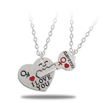 I Love You Heart Necklace - Vignette | Yin Yang Paradise