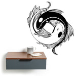 Japanese Koi Fish Wall Art - Vignette | Yin Yang Paradise