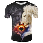 King of the Jungle Yin Yang T-Shirt - Vignette | Yin Yang Paradise