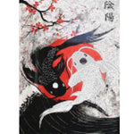 Yin Yang Koi Fish Diamond Painting - Vignette | Yin Yang Paradise