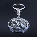 Yin Yang Koi Fish Keychain - Vignette | Yin Yang Paradise