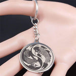 Yin Yang Koi Fish Keychain - Vignette | Yin Yang Paradise