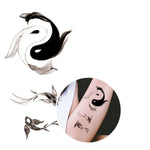Koi Fish Temporary Tattoo - Vignette | Yin Yang Paradise