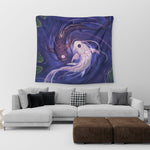 Koi Fish Wall Tapestry - Vignette | Yin Yang Paradise